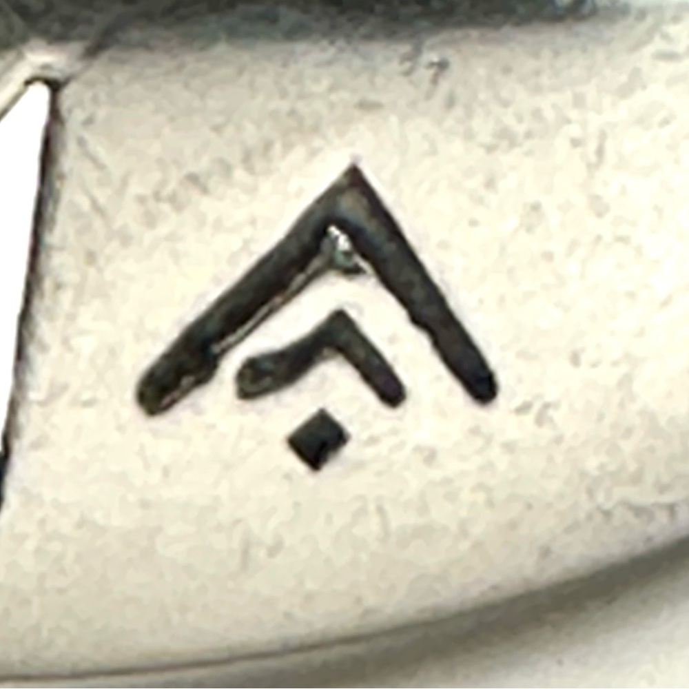 Silpada Retired Blue R2387 Cove Sterling Silver & Oval Aqua Glass Ring Size 7.5 - Picture 8 of 13